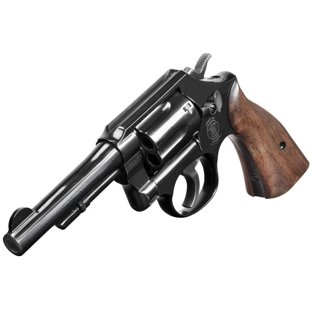 Smith & Wesson Model 10 Classic No Internal Lock K-Frame 38 Special 4in Blued Pistol - 6 Rounds Smith & Wesson Model 10 Classic No Internal Lock K-Frame 38 Special 4in Blued Pistol - 6 Rounds