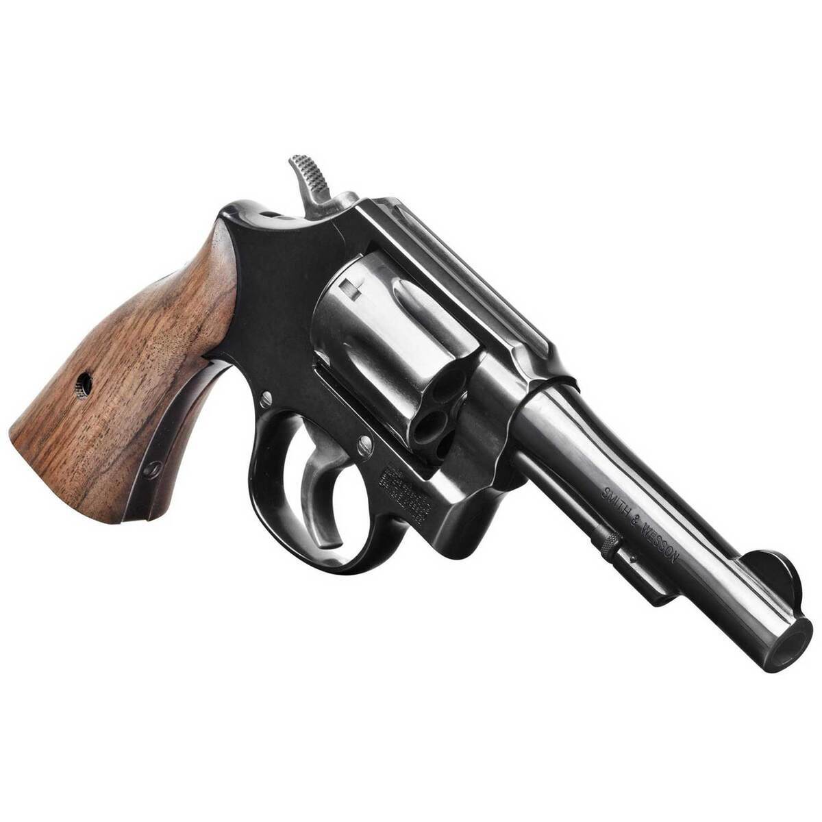 Smith & Wesson Model 10 Classic No Internal Lock K-Frame 38 Special 4in Blued Pistol - 6 Rounds Smith & Wesson Model 10 Classic No Internal Lock K-Frame 38 Special 4in Blued Pistol - 6 Rounds