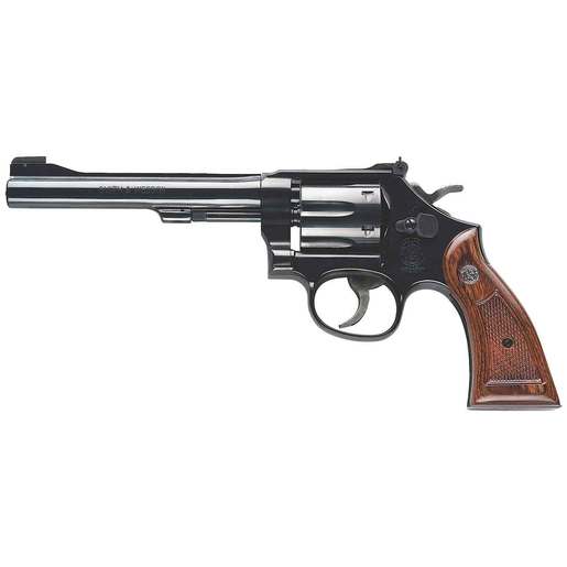 Smith & Wesson Model 17 Masterpiece 22 Long Rifle 6in Blued Revolver - 6 Rounds image