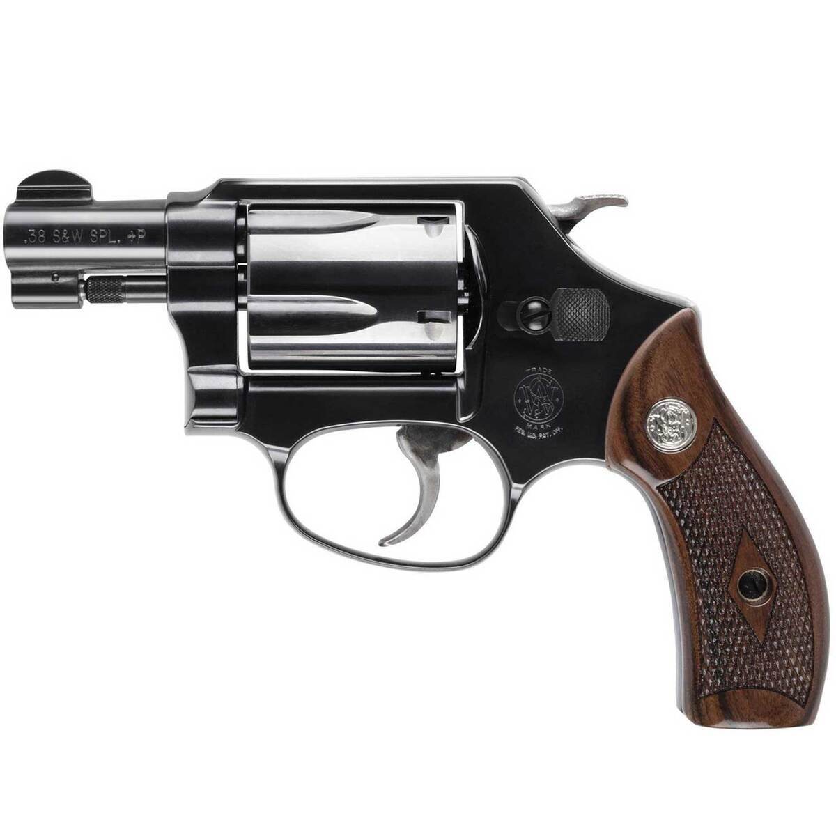 Smith & Wesson Model 36 Classic No Internal Lock J-Frame 38 Special 1.88in Blued Revolver - 5 Rounds Smith & Wesson Model 36 Classic No Internal Lock J-Frame 38 Special 1.88in Blued Revolver - 5 Rounds
