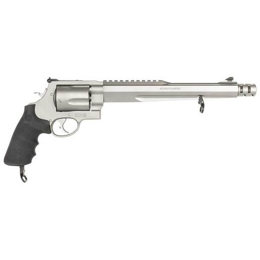 Smith & Wesson Model 500 Performance Center 500 S&W 10.5in Satin Stainless Revolver – 5 Rounds – Extra Large