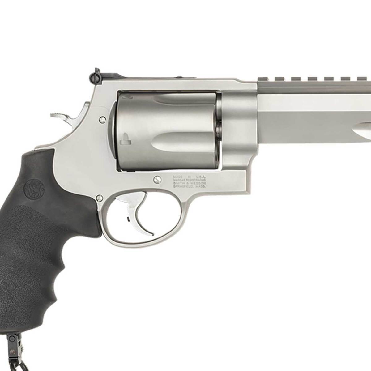 Smith & Wesson Model 500 Performance Center 500 S&W 10.5in Satin Stainless Revolver - 5 Rounds Smith & Wesson Model 500 Performance Center 500 S&W 10.5in Satin Stainless Revolver - 5 Rounds