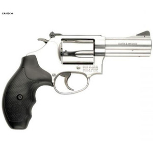 Smith & Wesson Model 60 357 Magnum 3in Stainless/Black Revolver - 5 Rounds