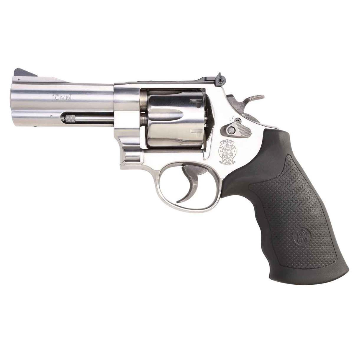 Smith & Wesson Model 610 10mm Auto 4in Stainless Revolver - 6 Rounds Smith & Wesson Model 610 10mm Auto 4in Stainless Revolver - 6 Rounds