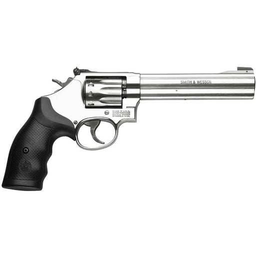 Smith & Wesson 617 22 Long Rifle 6in Satin Stainless Revolver - 10 Rounds image