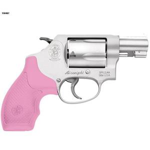 Smith & Wesson Model 637 38 Special 1.87in Matte Silver/Pink Revolver - 5 Rounds