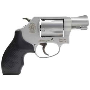 Smith & Wesson Model 637 w/ Internal Lock 38 Special 1.88in Matte Silver/Black Revolver - 5 Rounds