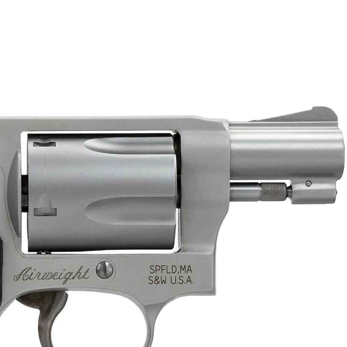 Smith & Wesson Model 642 38 Special 1.87in Matte Silver/Black Revolver - 5 Rounds Smith & Wesson Model 642 38 Special 1.87in Matte Silver/Black Revolver - 5 Rounds