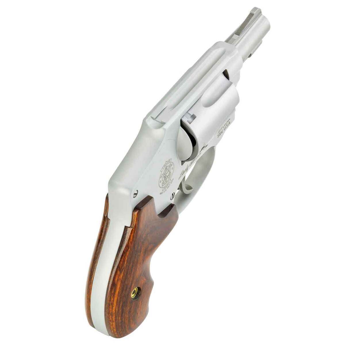 Smith & Wesson Model 642 Ladysmith 38 Special 1.88in Stainless Steel/Wood Revolver - 5 Rounds Smith & Wesson Model 642 Ladysmith 38 Special 1.88in Stainless Steel/Wood Revolver - 5 Rounds