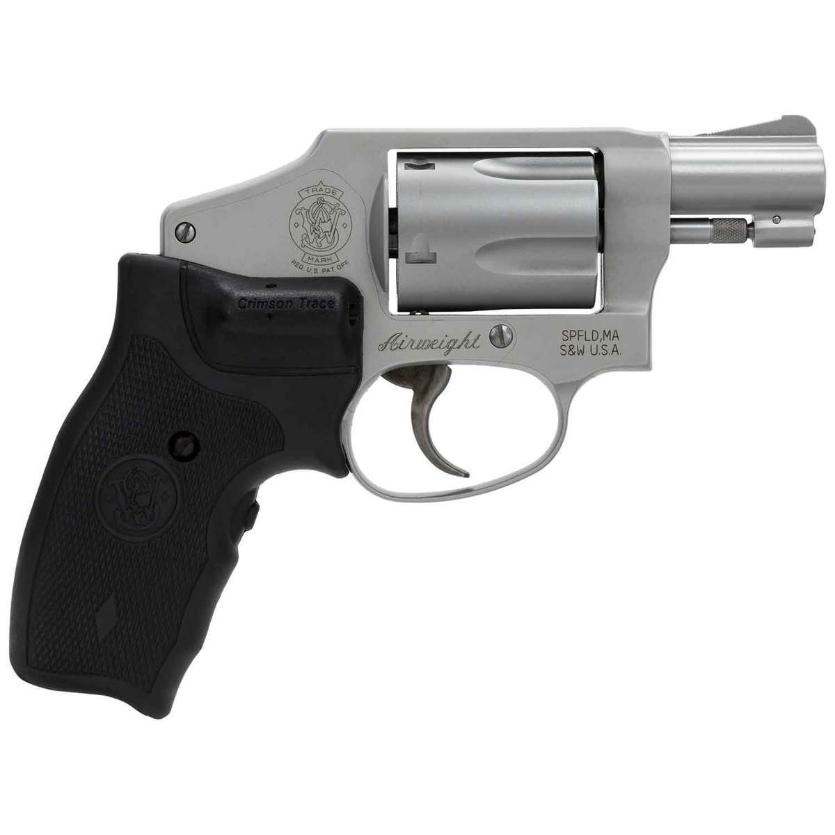 Smith & Wesson Model 642 38 Special 1.87in Matte Silver/Black Revolver - 5 Rounds Smith & Wesson Model 642 38 Special 1.87in Matte Silver/Black Revolver - 5 Rounds