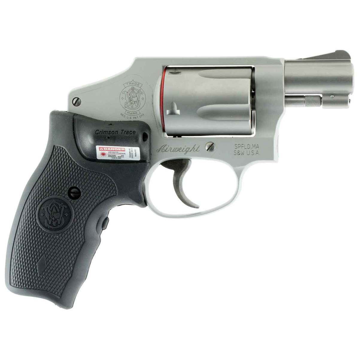 Smith & Wesson Model 642 w/No Internal Lock 38 Special 1.87in Stainless Steel/Black Revolver - 5 Rounds Smith & Wesson Model 642 w/No Internal Lock 38 Special 1.87in Stainless Steel/Black Revolver - 5 Rounds