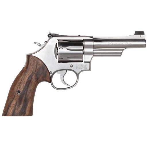 SMITH & Wesson Model 686-plus Mountain Gun 357 Magnum 4.13in Stainless Steel/tgw Walnut Revolver - 7 Rounds - Compact