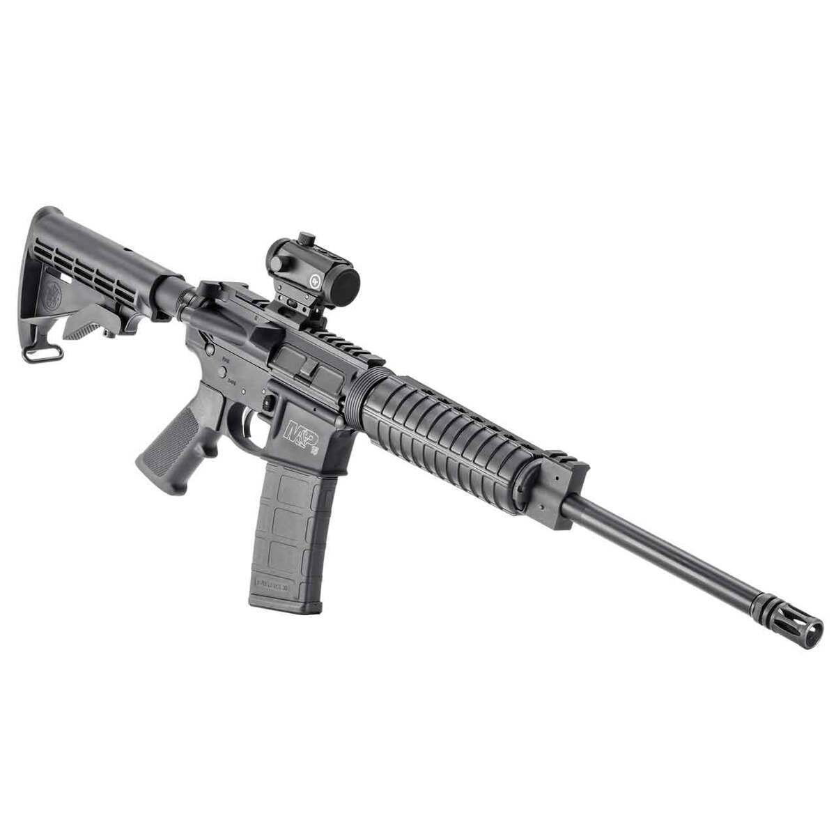 Smith & Wesson M&P 15 Sport II Optics Ready With CTS-103 Red Dot 5.56mm NATO 16in Modern Sporting Rifle - 30+1 Rounds Smith & Wesson M&P 15 Sport II Optics Ready With CTS-103 Red Dot 5.56mm NATO 16in Modern Sporting Rifle - 30+1 Rounds