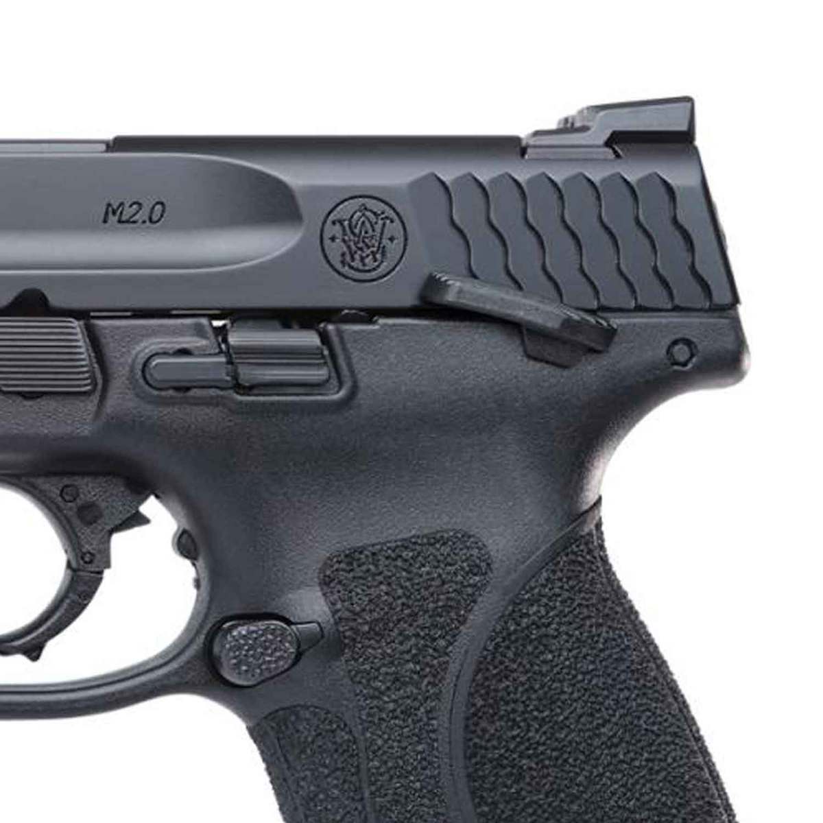 Smith & Wesson M&P 40 M2.0 Compact Manual Thumb Safety 40 S&W 3.6in Stainless Pistol - 13+1 Rounds - Black Smith & Wesson M&P 40 M2.0 Compact Manual Thumb Safety 40 S&W 3.6in Stainless Pistol - 13+1 Rounds - Black