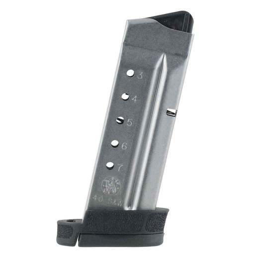 Smith & Wesson M&P 40 Shield M2.0 40 S&W Handgun Magazine – 7 Rounds – Silver