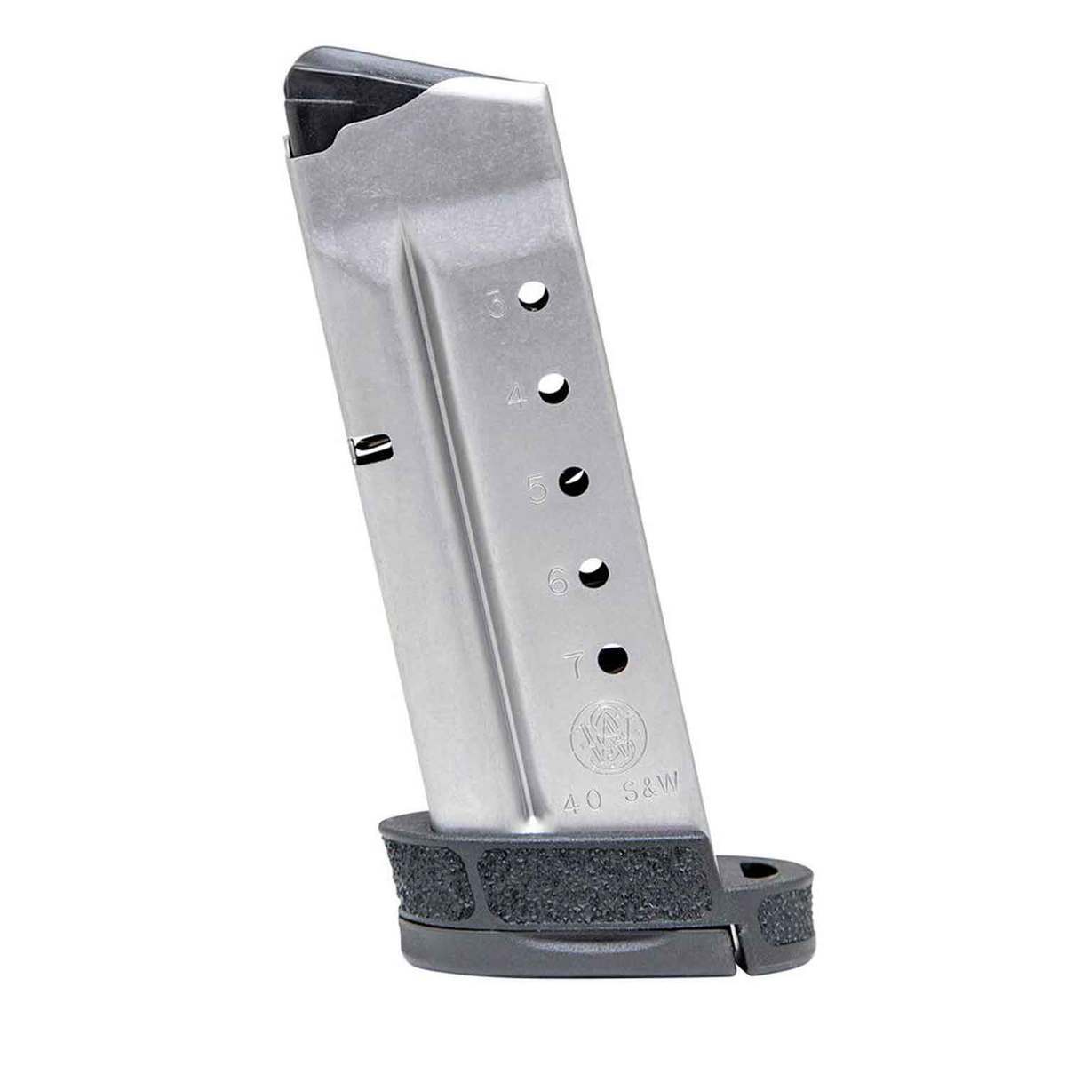 Smith & Wesson M&P 40 Shield M2.0 40 S&W Handgun Magazine - 7 Rounds - Silver Smith & Wesson M&P 40 Shield M2.0 40 S&W Handgun Magazine - 7 Rounds - Silver