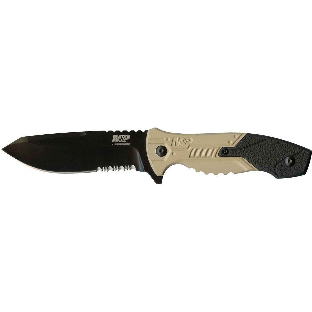 Smith & Wesson M&P 4.1 inch Fixed Blade Knife - Tan Smith & Wesson M&P 4.1 inch Fixed Blade Knife - Tan
