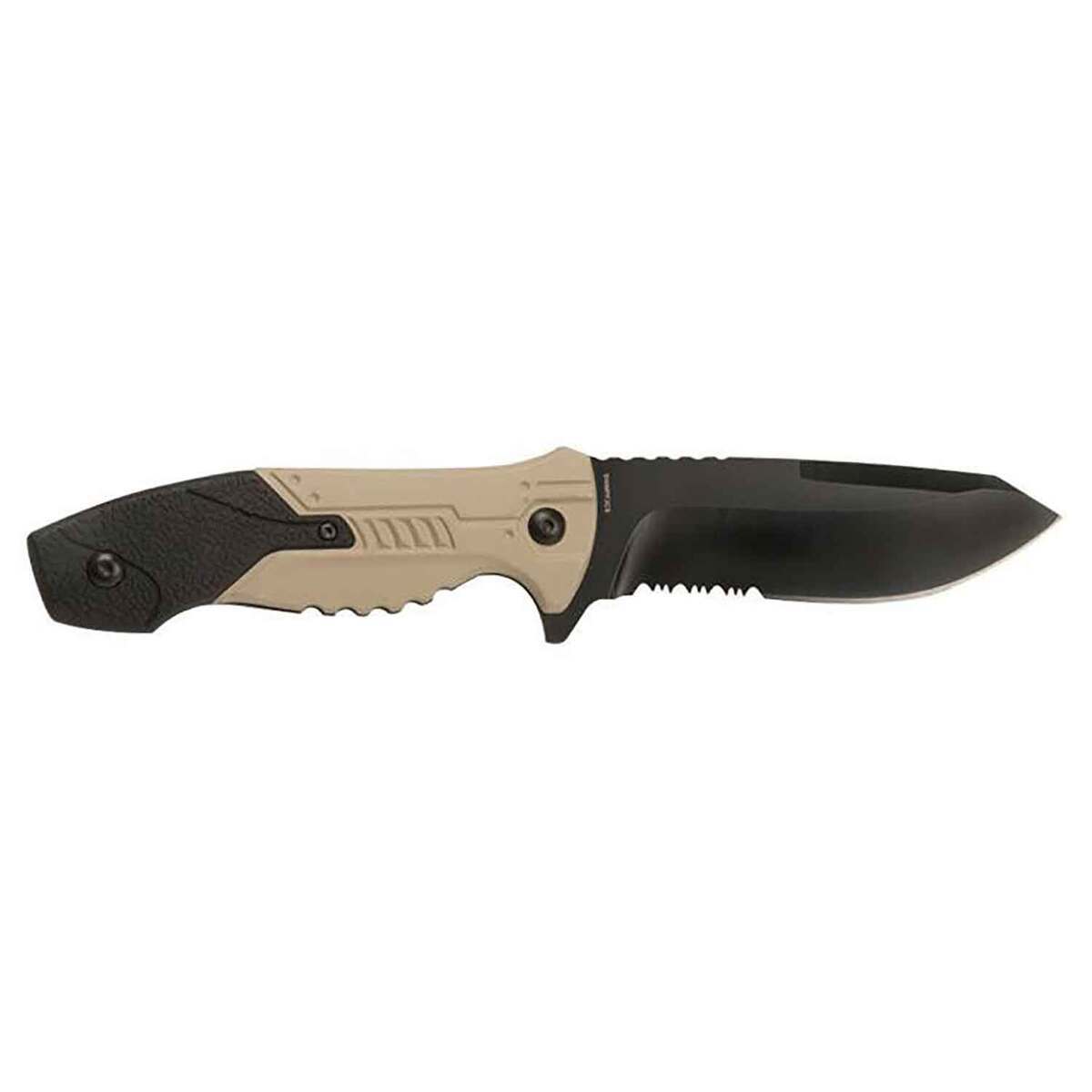 Smith & Wesson M&P 4.1 inch Fixed Blade Knife - Tan Smith & Wesson M&P 4.1 inch Fixed Blade Knife - Tan