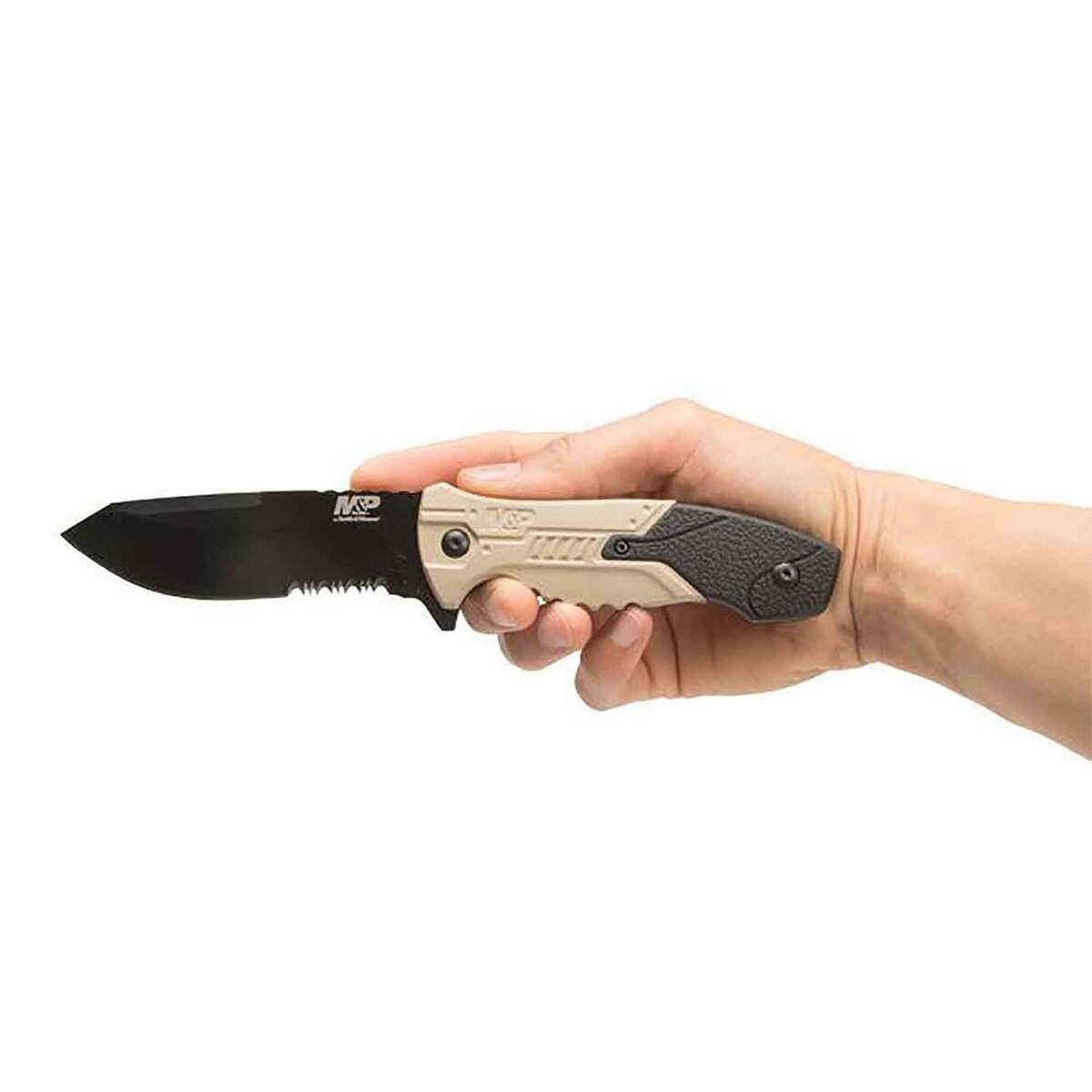Smith & Wesson M&P 4.1 inch Fixed Blade Knife - Tan Smith & Wesson M&P 4.1 inch Fixed Blade Knife - Tan