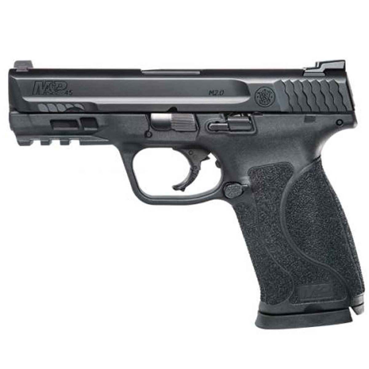 Smith & Wesson M&P 45 M2.0 Compact 45 Auto (ACP) 4in Stainless Pistol - 10+1 Rounds - Black Smith & Wesson M&P 45 M2.0 Compact 45 Auto (ACP) 4in Stainless Pistol - 10+1 Rounds - Black