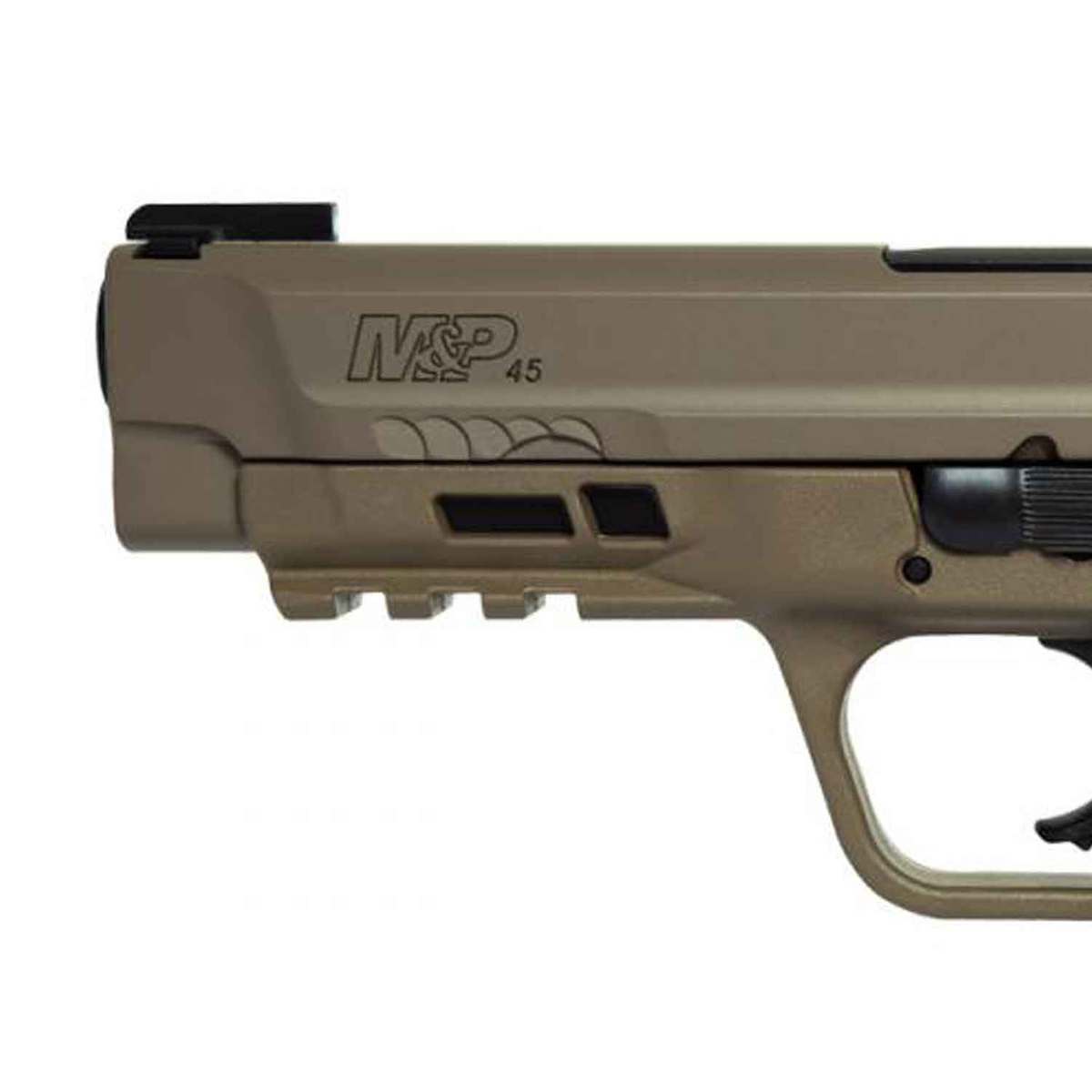 Smith & Wesson M&P 45 M2.0 Truglo TFX Sights 45 Auto (ACP) 4.6in Stainless/FDE Pistol - 10+1 Rounds - Flat Dark Earth Smith & Wesson M&P 45 M2.0 Truglo TFX Sights 45 Auto (ACP) 4.6in Stainless/FDE Pistol - 10+1 Rounds - Flat Dark Earth