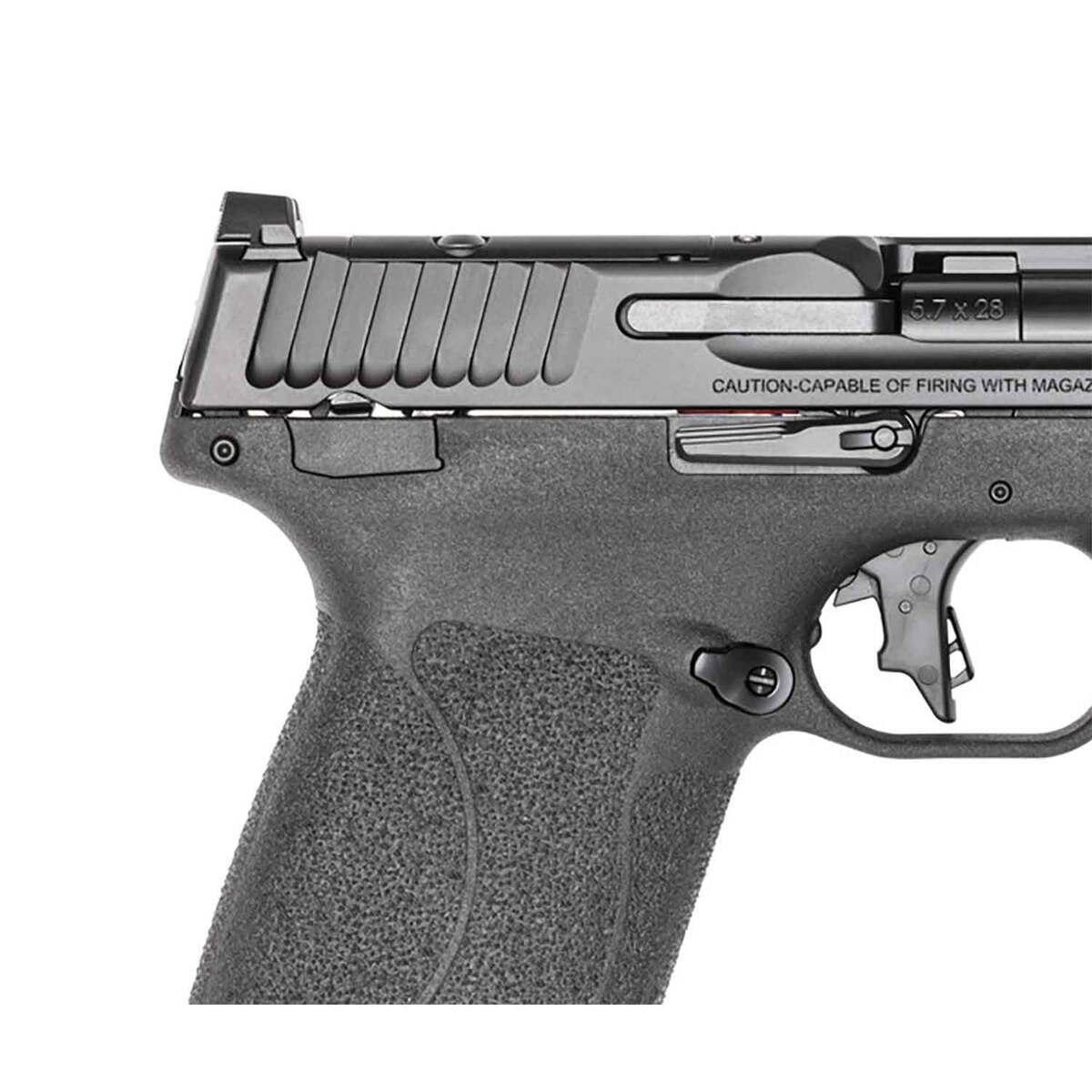 Smith & Wesson M&P 5.7 5.7x28mm 5in Black Armornite Pistol No Thumb Safety - 22+1 Rounds - Black Smith & Wesson M&P 5.7 5.7x28mm 5in Black Armornite Pistol No Thumb Safety - 22+1 Rounds - Black