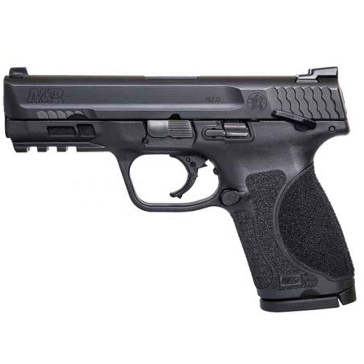 Smith & Wesson M&P 9 M2.0 Compact Thumb Safety 9mm Luger 4in Stainless Pistol - 10+1 Rounds - Black Smith & Wesson M&P 9 M2.0 Compact Thumb Safety 9mm Luger 4in Stainless Pistol - 10+1 Rounds - Black