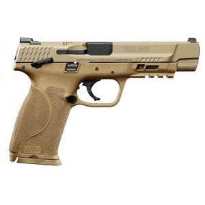 Smith & Wesson M&P 9 M2.0 No Thumb Safety 9mm Luger 5in FDE Pistol - 17+1 Rounds