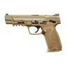 Smith & Wesson M&P 9 M2.0 No Thumb Safety 9mm Luger 5in FDE Pistol - 17+1 Rounds - Tan