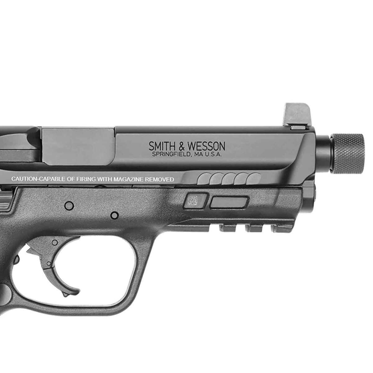 Smith & Wesson M&P 9 M2.0 with Threaded Barrel 9mm Luger 4.6in Black Pistol - 17+1 Rounds Smith & Wesson M&P 9 M2.0 with Threaded Barrel 9mm Luger 4.6in Black Pistol - 17+1 Rounds