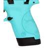 Smith & Wesson M&P 9 Shield 9mm Luger 3.1in Black/Robin's Egg Blue Pistol - 8+1 Rounds - Blue