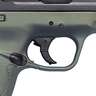 Smith & Wesson M&P 9 Shield 9mm Luger 3.1in Northern Nights Cerakote Pistol - 8+1 Rounds - California Compliant - Green