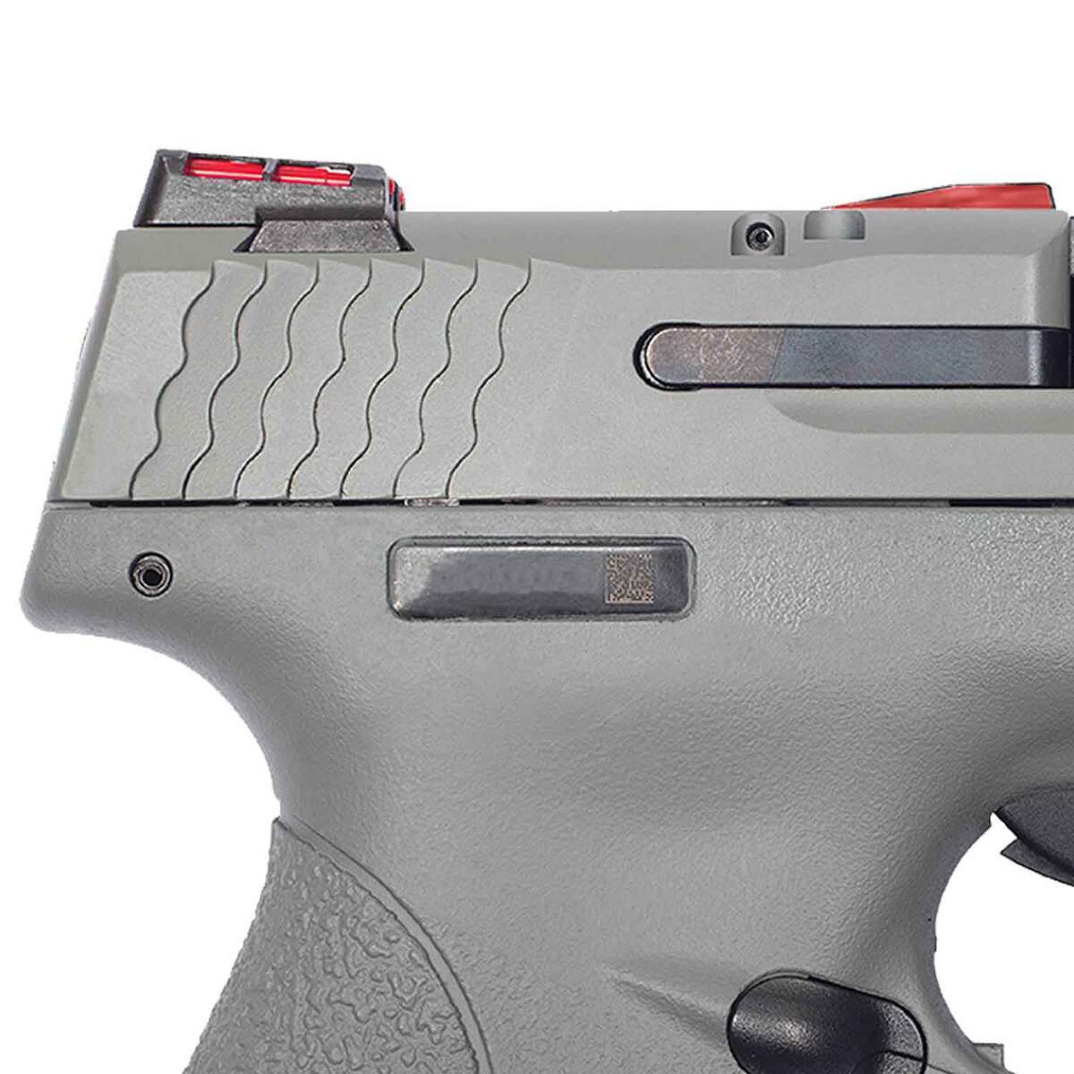 Smith & Wesson M&P 9 Shield Hi Viz 9mm Luger 3.1in Gray Cerakote Pistol - 8+1 Rounds - California Compliant - Gray Smith & Wesson M&P 9 Shield Hi Viz 9mm Luger 3.1in Gray Cerakote Pistol - 8+1 Rounds - California Compliant - Gray