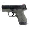 Smith & Wesson M&P 9 Shield Hi Viz 9mm Luger 3.1in OD Green Cerakote Pistol - 8+1 Rounds - California Compliant - Green