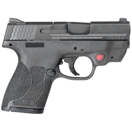 Smith & Wesson M&P 9 Shield M2.0 Integrated Crimson Trace Red Laser 9mm Luger 3.1in Stainless Pistol - 8+1 Rounds - Black Subcompact image