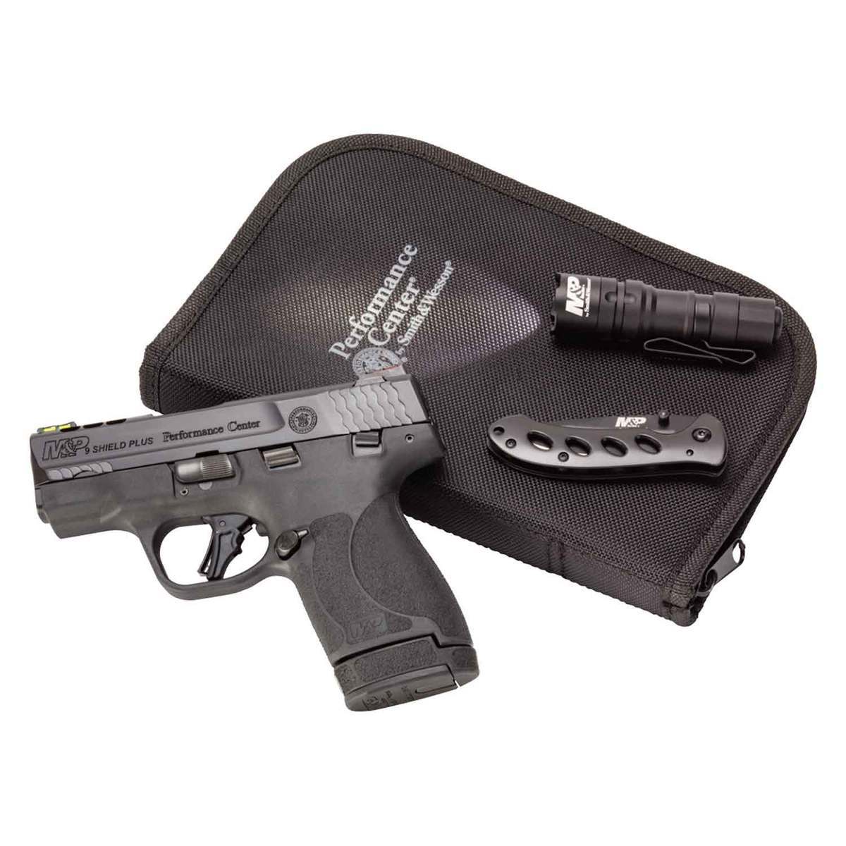 Smith & Wesson M&P 9 Shield Plus 9mm Luger 3.1in EDC Kit Black Armornite Pistol - 13+1 Rounds - Matte Black Smith & Wesson M&P 9 Shield Plus 9mm Luger 3.1in EDC Kit Black Armornite Pistol - 13+1 Rounds - Matte Black