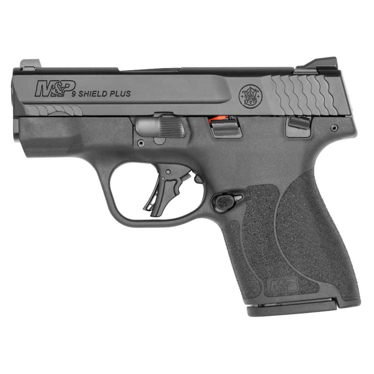 Smith & Wesson M&P 9 Shield Plus 9mm Luger 3.1in Thumb Safety Black Armornite Pistol - 10+1 Rounds - Matte Black Smith & Wesson M&P 9 Shield Plus 9mm Luger 3.1in Thumb Safety Black Armornite Pistol - 10+1 Rounds - Matte Black