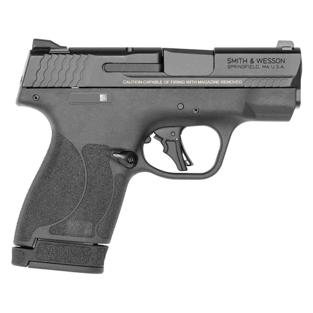 Smith & Wesson M&P 9 Shield Plus 9mm Luger 3.1in Thumb Safety Black Armornite Pistol - 13+1 Rounds - Black Smith & Wesson M&P 9 Shield Plus 9mm Luger 3.1in Thumb Safety Black Armornite Pistol - 13+1 Rounds - Black