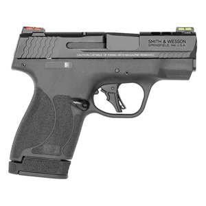 Smith & Wesson M&P 9 Shield Plus 9mm Luger 3.1in Thumb Safety Ported Black Armornite Pistol - 13+1 Rounds