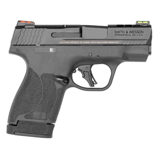 Smith & Wesson M&P 9 Shield Plus 9mm Luger 3.1in Thumb Safety Ported Black Armornite Pistol - 13+1 Rounds - Black Subcompact image