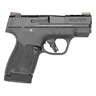 Smith & Wesson M&P 9 Shield Plus 9mm Luger 3.1in Thumb Safety Ported Black Armornite Pistol - 13+1 Rounds - Black