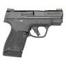 Smith & Wesson M&P 9 Shield Plus 9mm Luger 3.1in Thumb Safety Ported Black Armornite Pistol - 13+1 Rounds - Matte Black