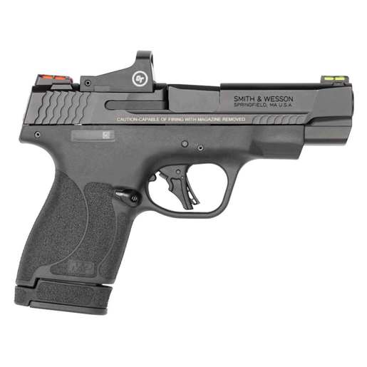 Smith & Wesson M&P 9 Shield Plus 9mm Luger 4in Crimson Trace Red Dot Black Armornite Pistol - 13+1 Rounds - Black Subcompact image
