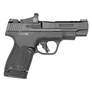 Smith & Wesson M&P 9 Shield Plus 9mm Luger 4in Crimson Trace Red Dot Ported Black Armornite Pistol - 13+1 Rounds