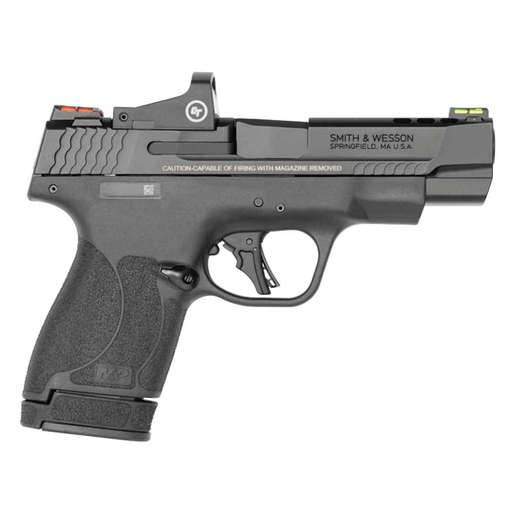 Smith & Wesson M&P 9 Shield Plus 9mm Luger 4in Crimson Trace Red Dot Ported Black Armornite Pistol - 13+1 Rounds - Black Subcompact image