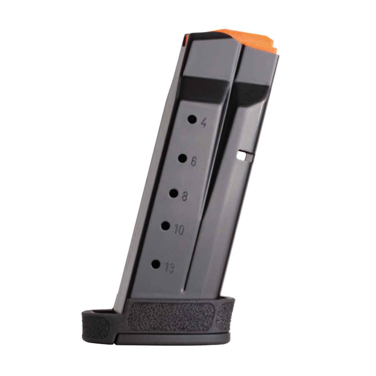 Smith & Wesson M&P 9 Shield Plus 9mm Luger Handgun Magazine - 13 Rounds - Black Smith & Wesson M&P 9 Shield Plus 9mm Luger Handgun Magazine - 13 Rounds - Black