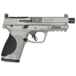 Smith & Wesson M&P 9mm Luger 4.6in Bull Shark Gray Cerakote Pistol - 15+1 Rounds