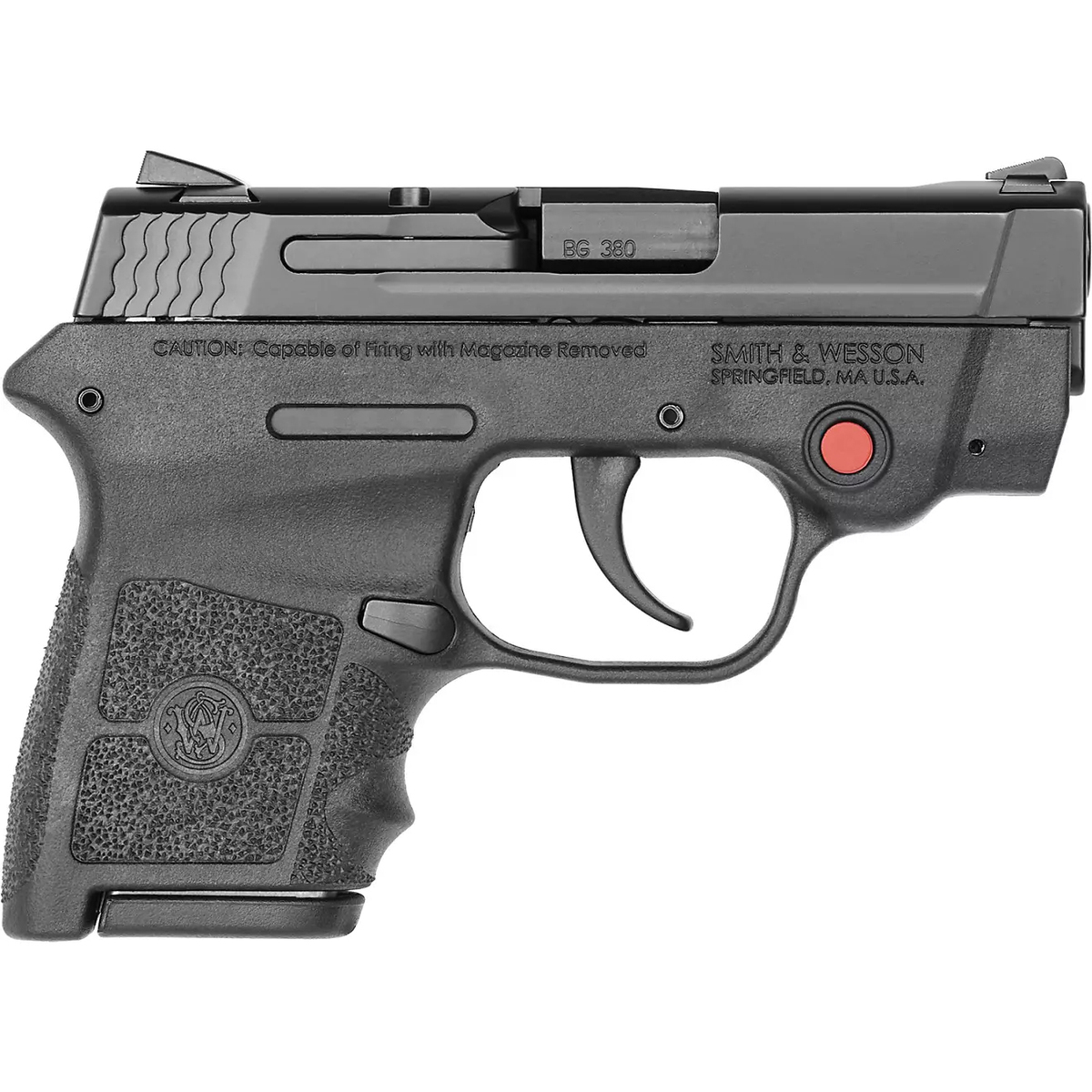 Smith & Wesson M&P Bodyguard 380 Crimson Trace 380 Auto (ACP) 2.75in Black Pistol - 6+1 Rounds - Black Smith & Wesson M&P Bodyguard 380 Crimson Trace 380 Auto (ACP) 2.75in Black Pistol - 6+1 Rounds - Black