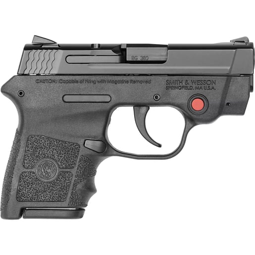 Smith & Wesson M&P Bodyguard 380 Crimson Trace 380 Auto (ACP) 2.75in Black Pistol - 6+1 Rounds - Black image