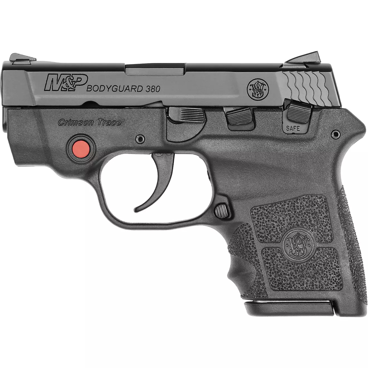 Smith & Wesson M&P Bodyguard 380 Crimson Trace 380 Auto (ACP) 2.75in Black Pistol - 6+1 Rounds - Black Smith & Wesson M&P Bodyguard 380 Crimson Trace 380 Auto (ACP) 2.75in Black Pistol - 6+1 Rounds - Black